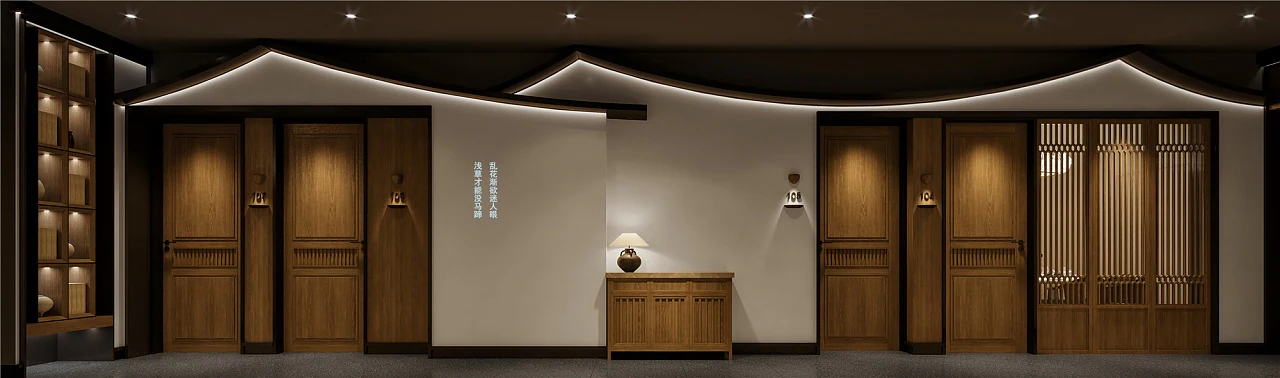 HOMESEE Warm Chinese Restaurant Interior Design restaurant interior case image 06