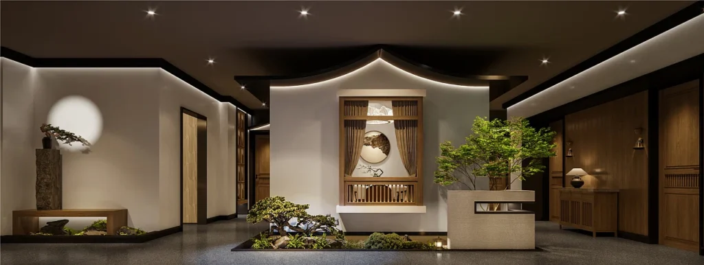 HOMESEE Warm Chinese Restaurant Interior Design restaurant interior case image 07