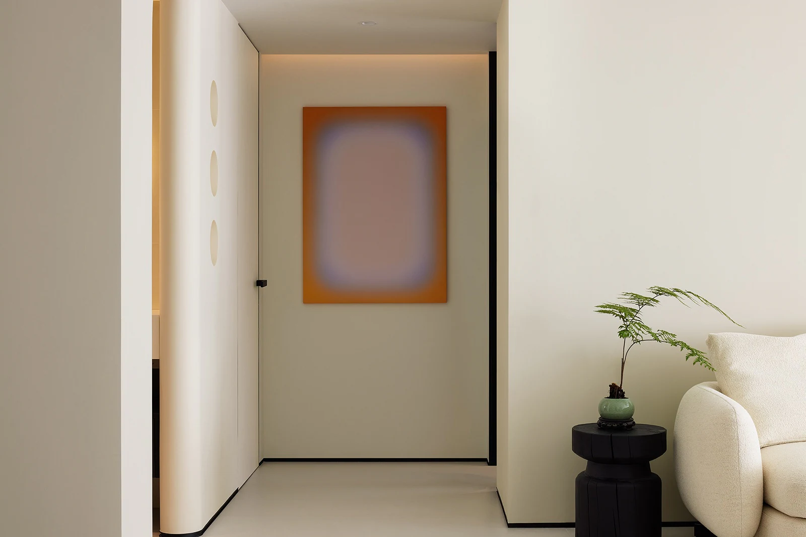 HOMESEE Ruchu Cream Residence Interior Design Cream Interior Design case image 04