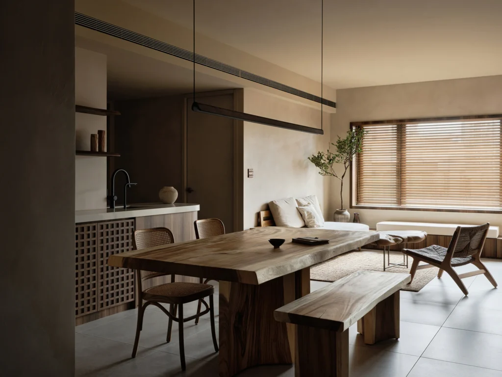 HOMESEE Wabi-Sabi Beauty Residence Interior Design Wabi-Sabi Interior Design case image 03