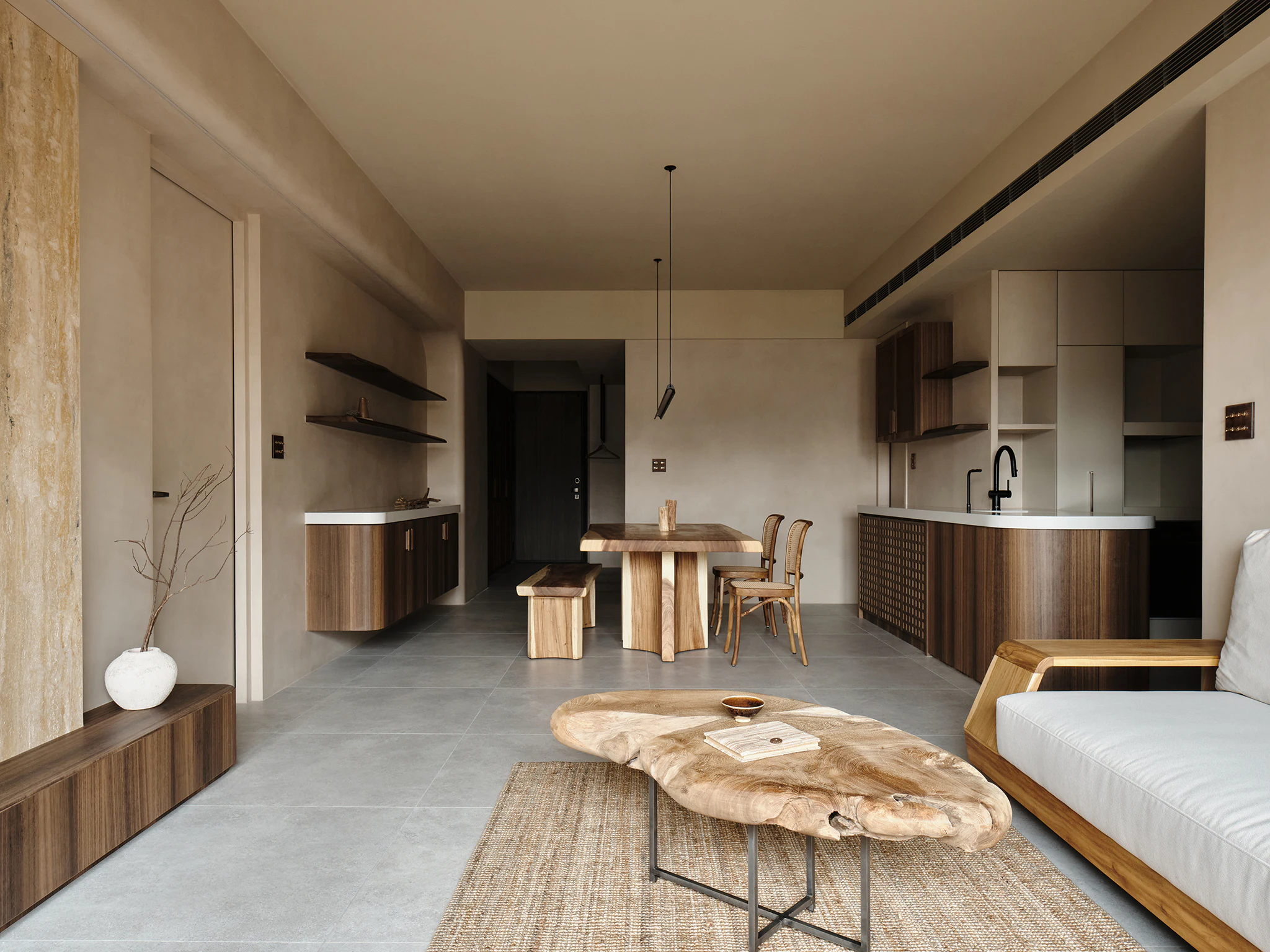 HOMESEE Wabi-Sabi Beauty Residence Interior Design Wabi-Sabi Interior Design case image 04