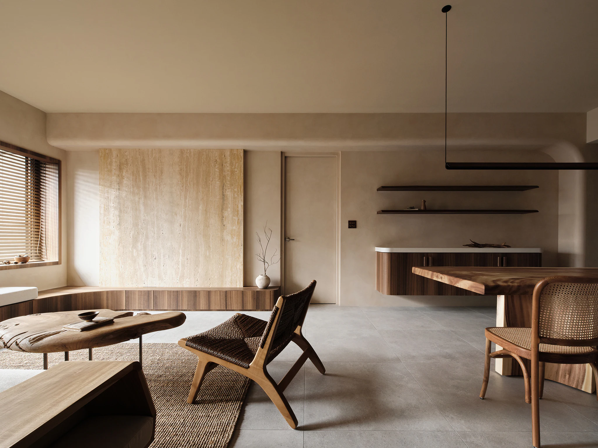 HOMESEE Wabi-Sabi Beauty Residence Interior Design Wabi-Sabi Interior Design case image 05