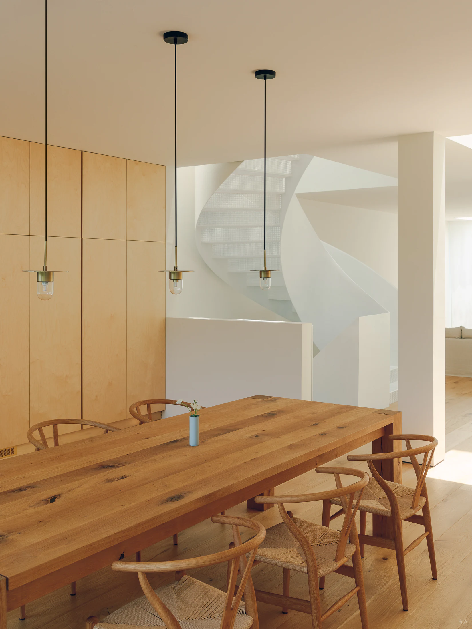 HOMESEE Villa 1199 Natural Wood Residence Interior Design Natural Wood Interior Design case image 03