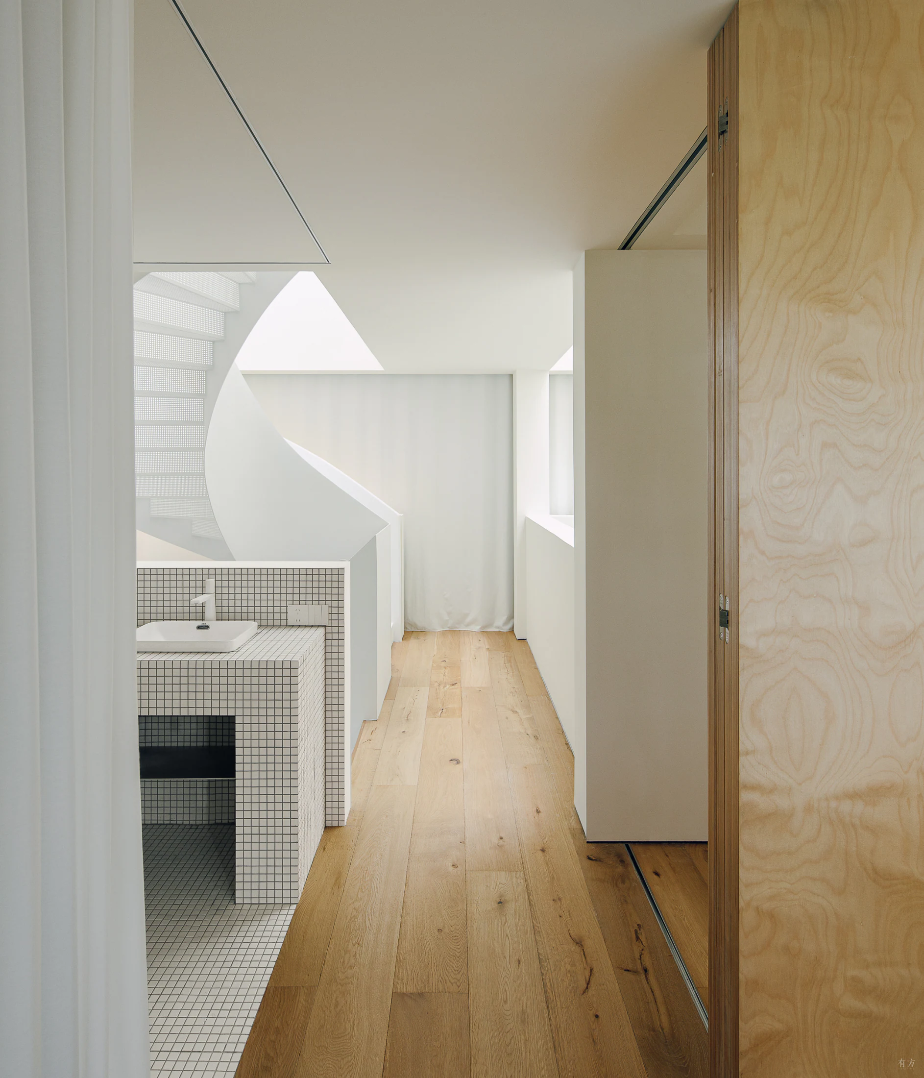 HOMESEE Villa 1199 Natural Wood Residence Interior Design Natural Wood Interior Design case image 10