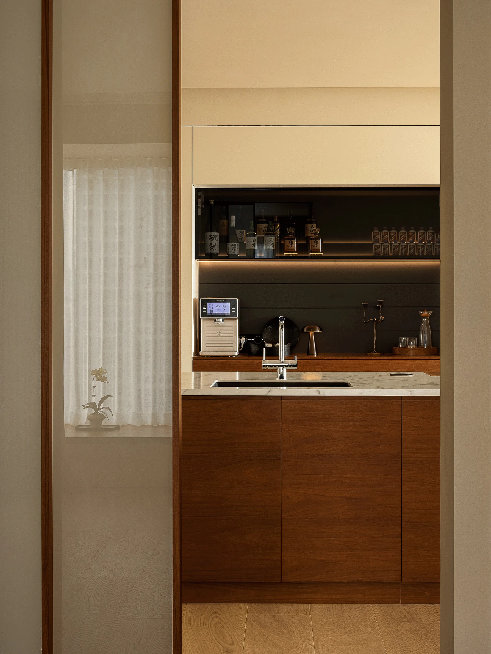 HOMESEE Sunward Natural Wood Residence Interior Design Natural Wood Interior Design case image 10