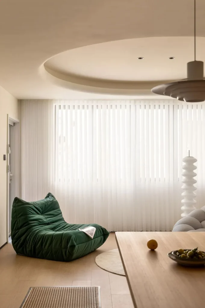 HOMESEE Jinhua Deshang Huating 140 sqm Natural Wood Residence Natural Wood Interior Design case image 02