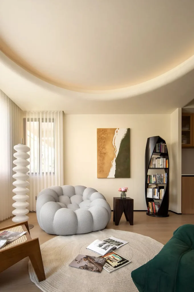 HOMESEE Jinhua Deshang Huating 140 sqm Natural Wood Residence Natural Wood Interior Design case image 07