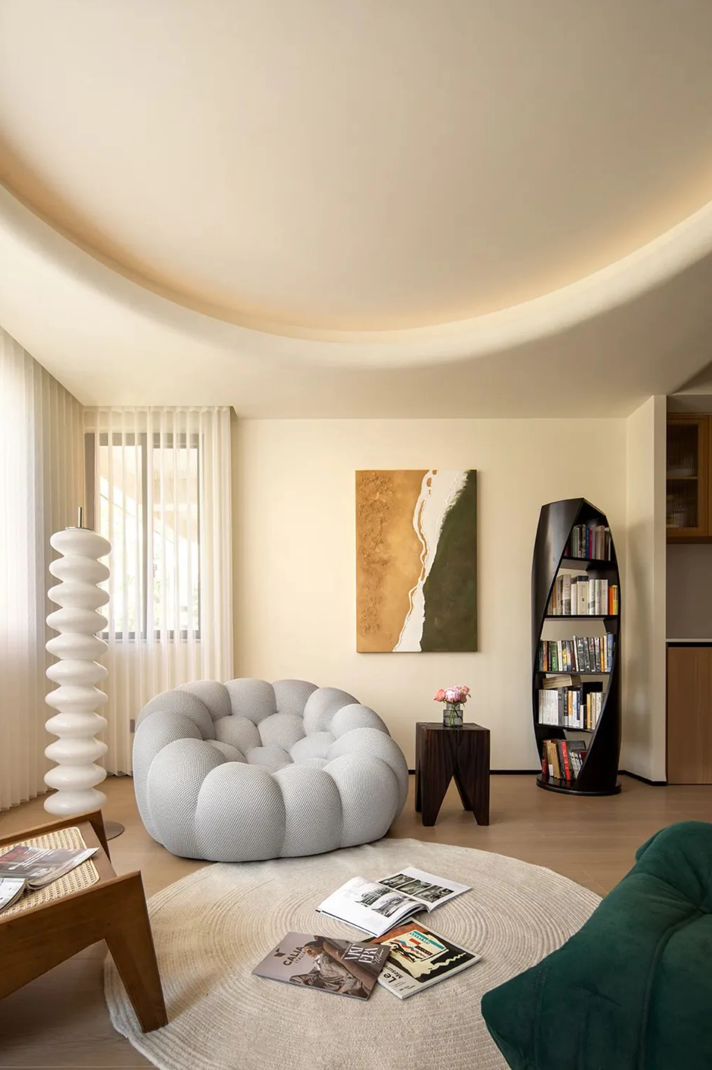 HOMESEE Jinhua Deshang Huating 140 sqm Natural Wood Residence Natural Wood Interior Design case image 07