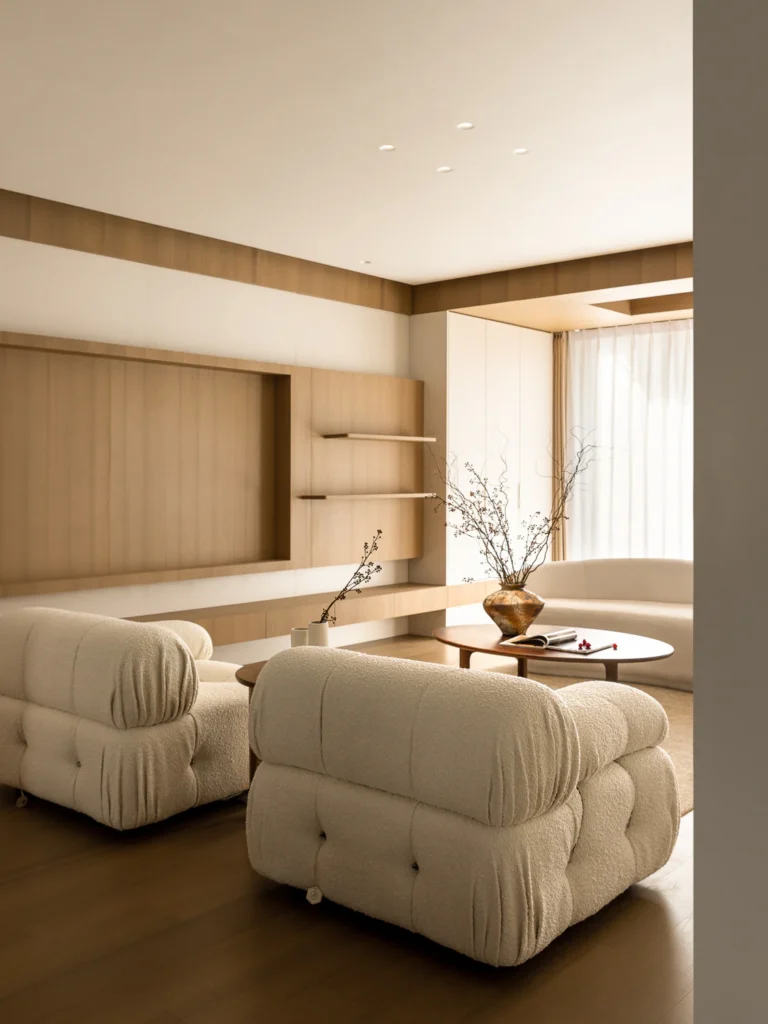 HOMESEE Wandering Wood Natural Residence Interior Design Natural Wood Interior Design case image 09