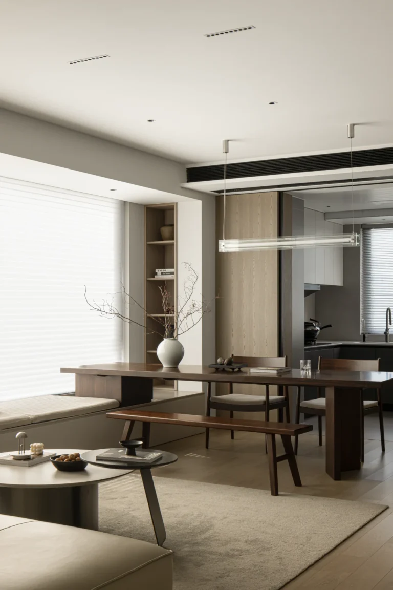 HOMESEE 130 sqm Modern Oriental Residence Interior Design