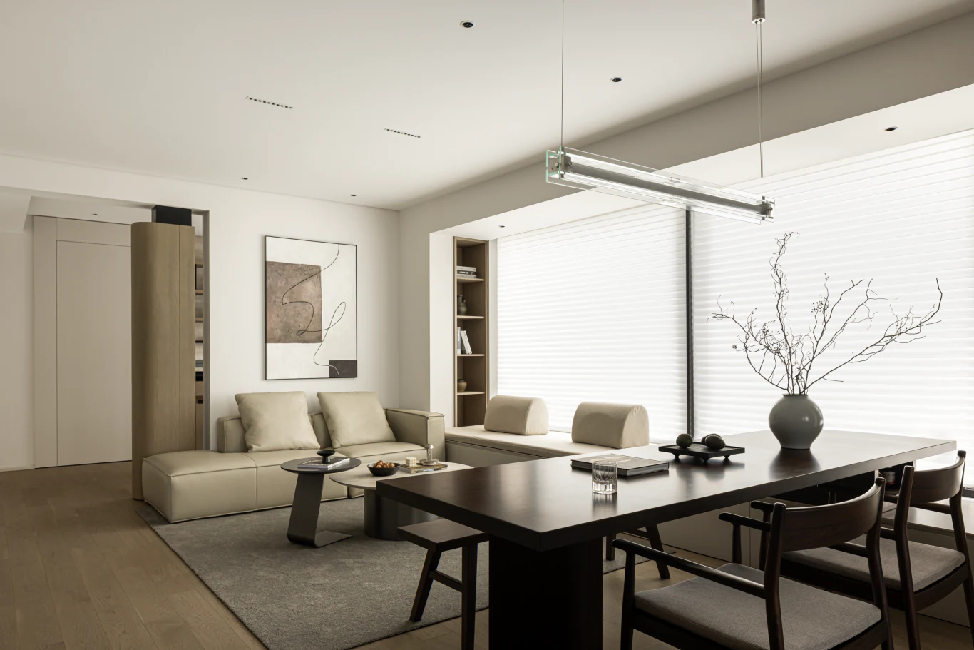 HOMESEE 130 sqm Modern Oriental Residence Interior Design Modern Oriental Interior Design case image 08