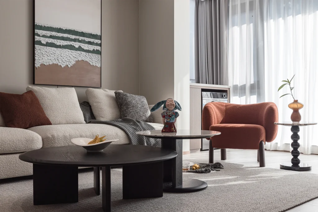 HOMESEE Yichang Yuejiangshan 145 sqm Duplex Residence Duplex Interior Design case image 03
