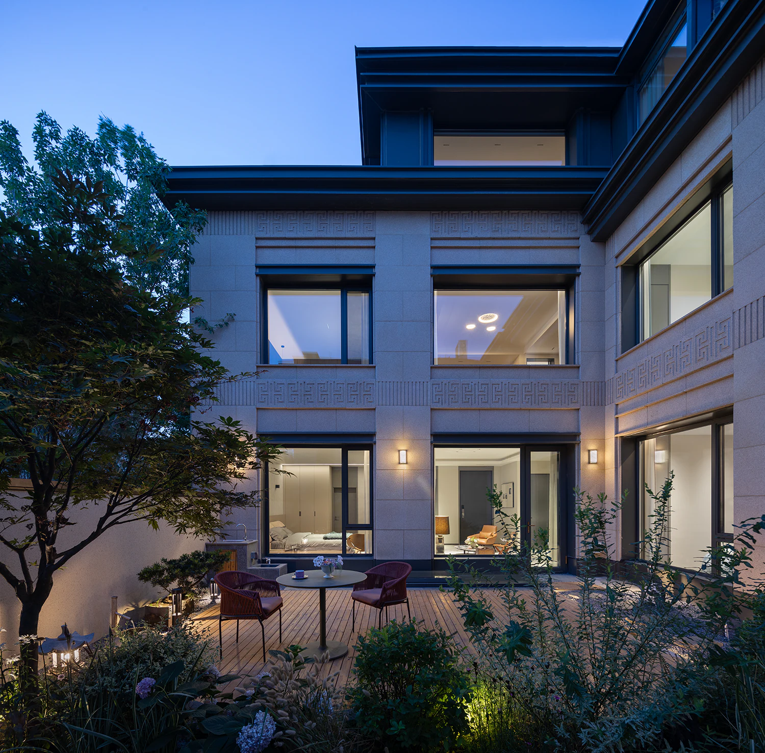 HOMESEE Beijing 700 sqm Spring Autumn Villa Interior Design Villa Interior Design case image 02