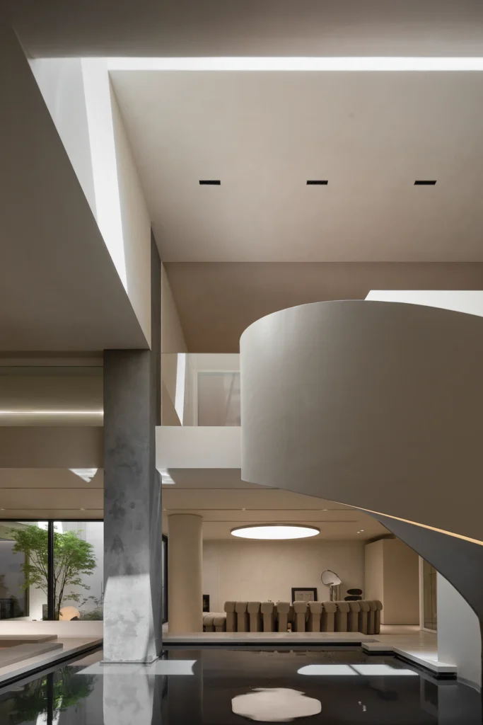 HOMESEE Longyuefu Villa Residence Interior Design Villa Interior Design case image 08