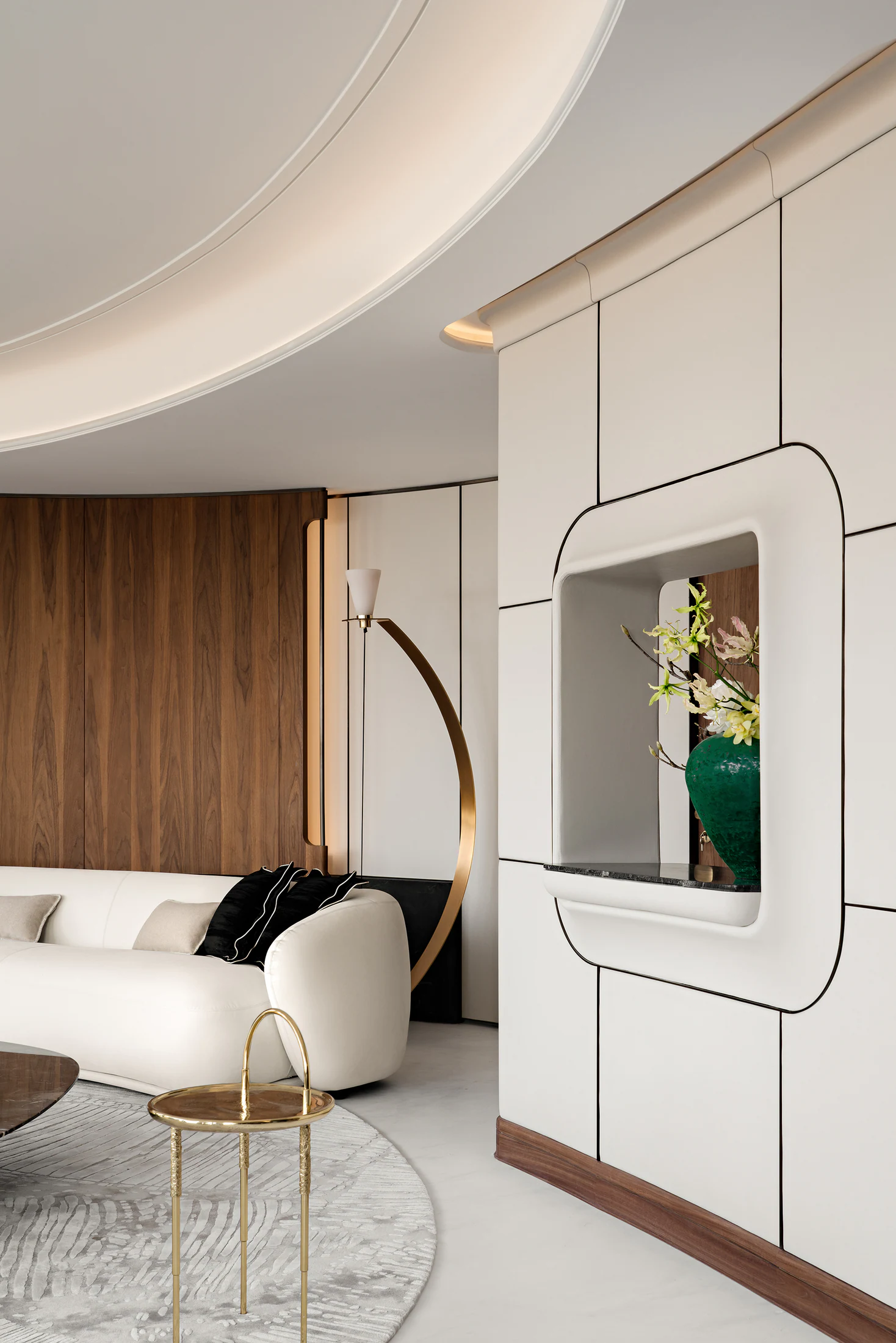 HOMESEE Shanghai Cuihu 361 sqm Luxury Large Apartment Interior Design Large Apartment Interior Design case image 03