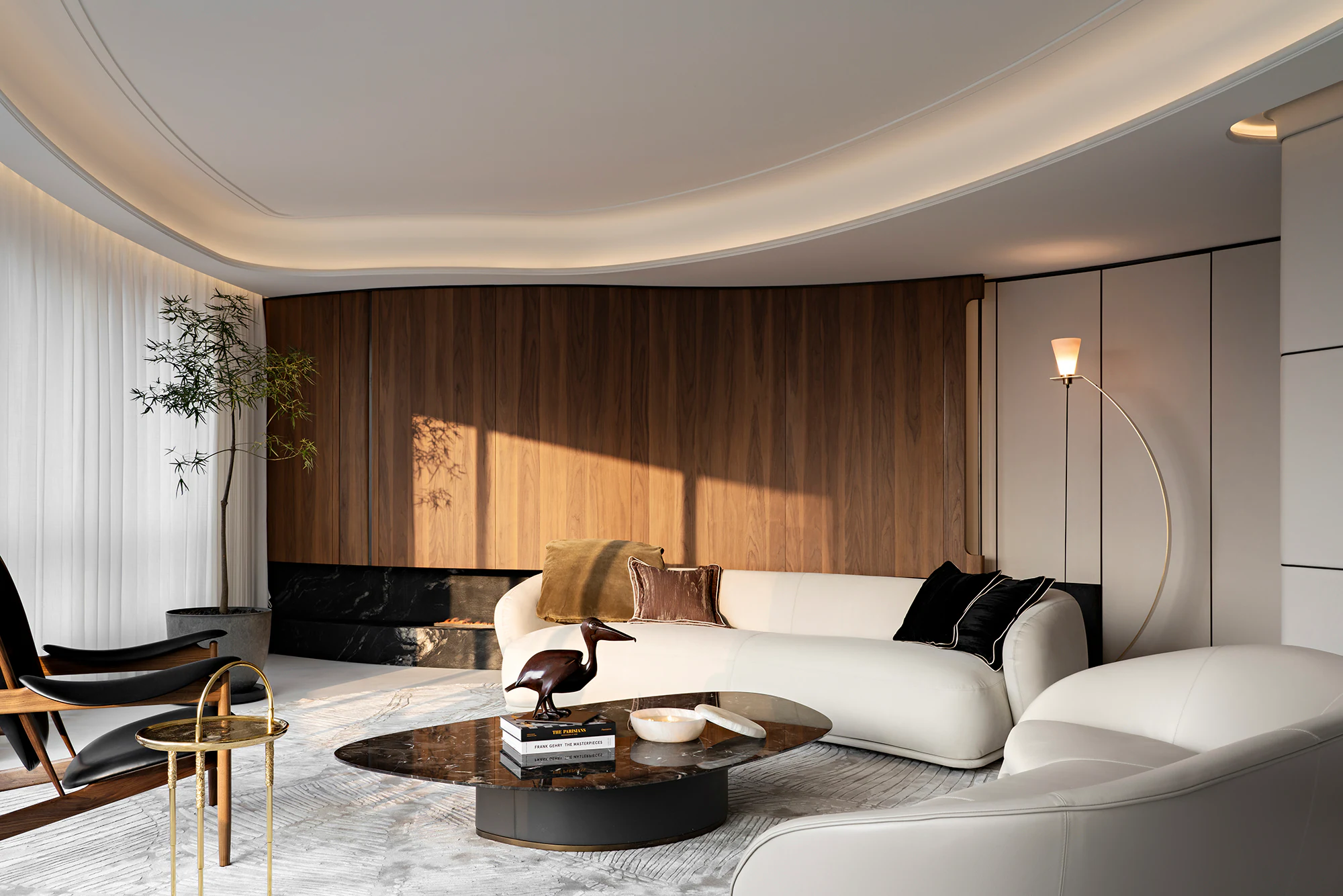 HOMESEE Shanghai Cuihu 361 sqm Luxury Large Apartment Interior Design Large Apartment Interior Design case image 04