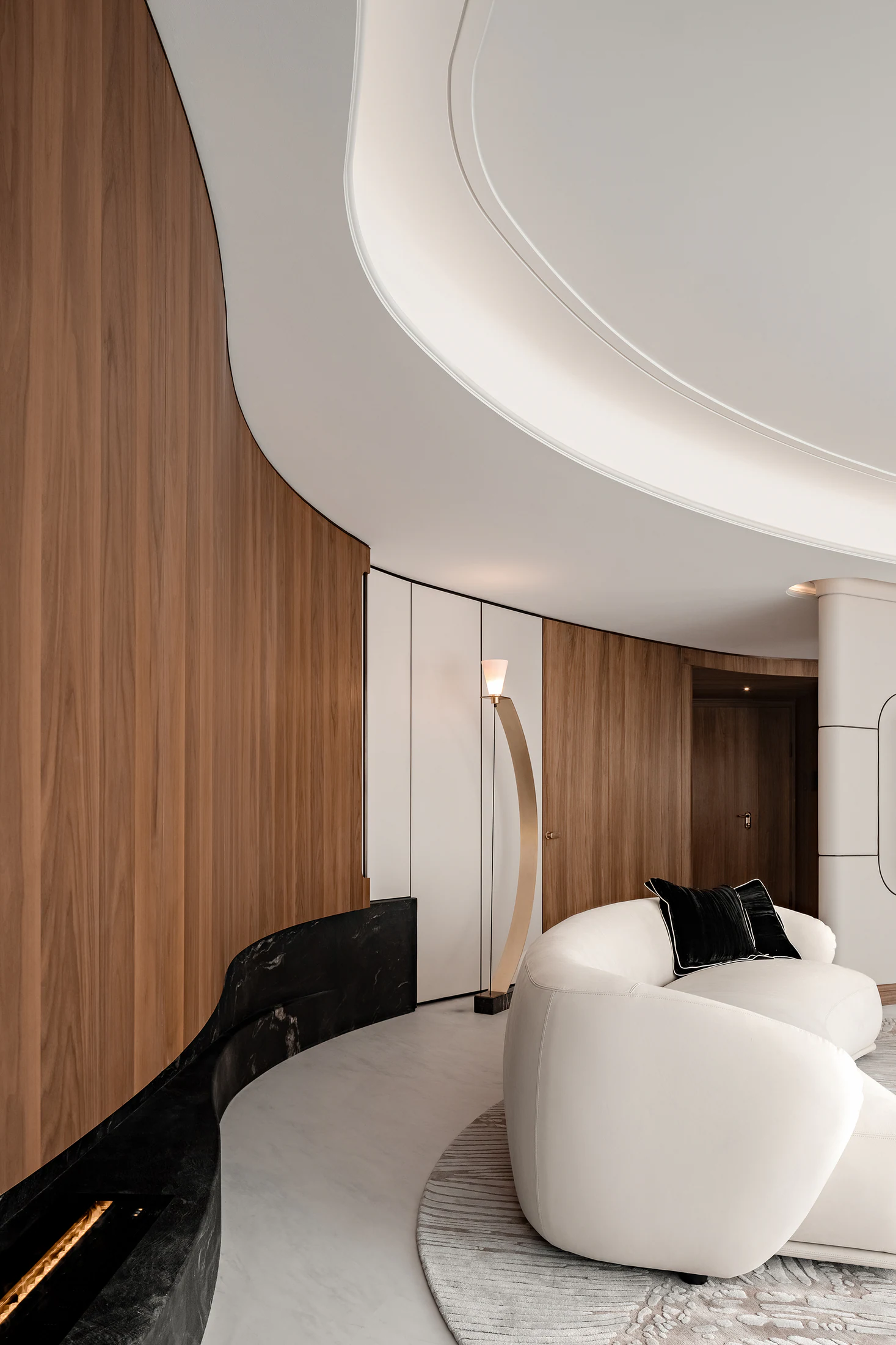 HOMESEE Shanghai Cuihu 361 sqm Luxury Large Apartment Interior Design Large Apartment Interior Design case image 06