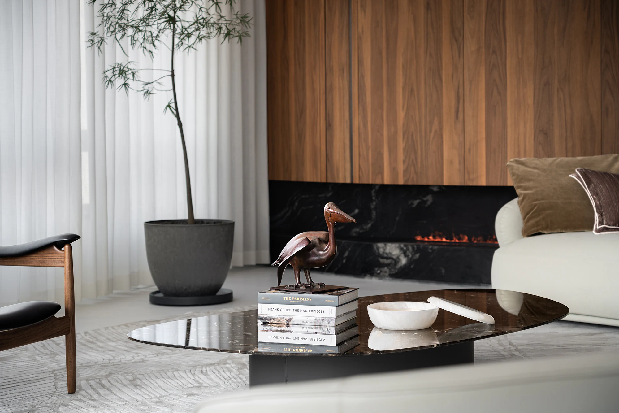 HOMESEE Shanghai Cuihu 361 sqm Luxury Large Apartment Interior Design Large Apartment Interior Design case image 07
