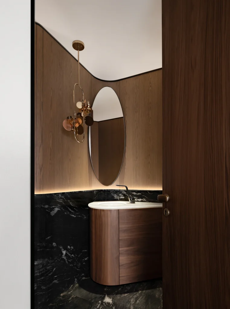 HOMESEE Shanghai Cuihu 361 sqm Luxury Large Apartment Interior Design Large Apartment Interior Design case image 08