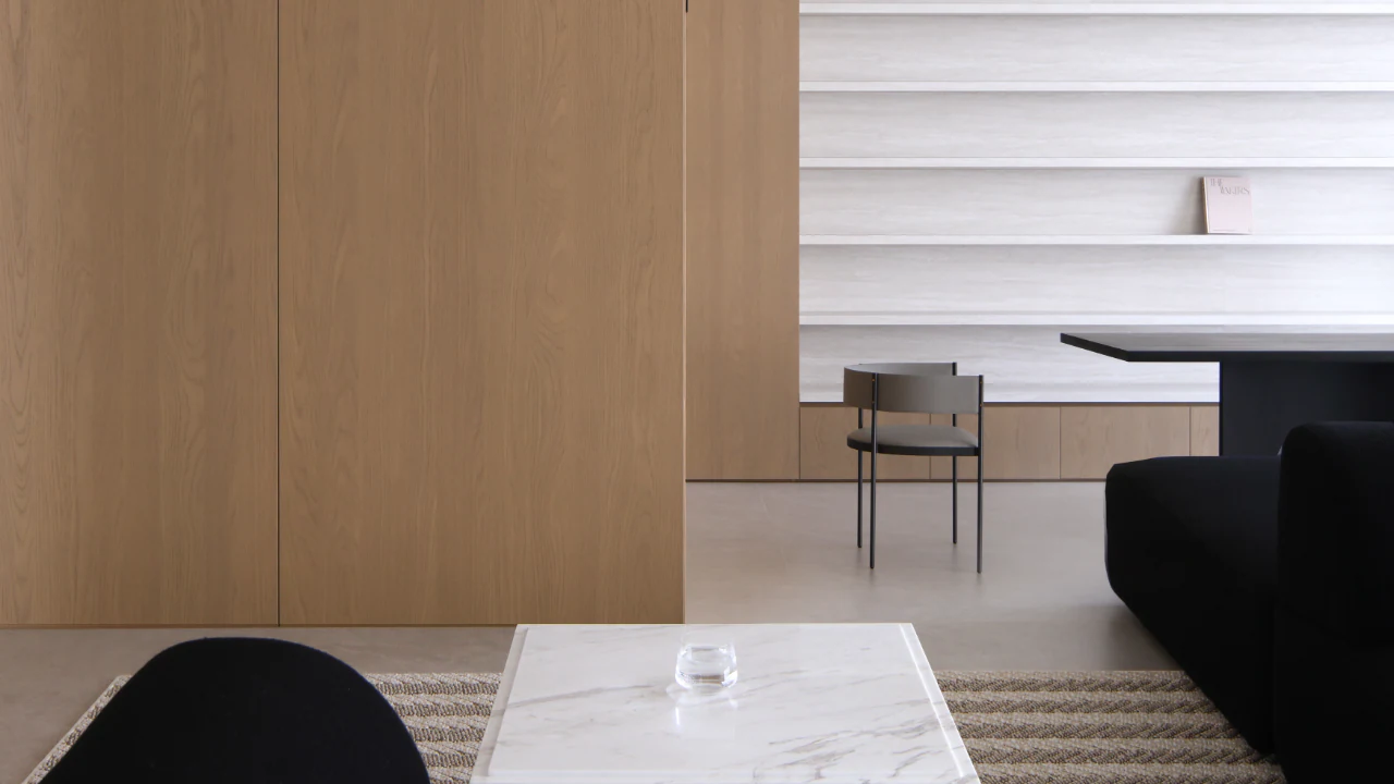 HOMESEE Blue Bay Shanglinyuan Large Apartment Interior Design Large Apartment Interior Design case image 05