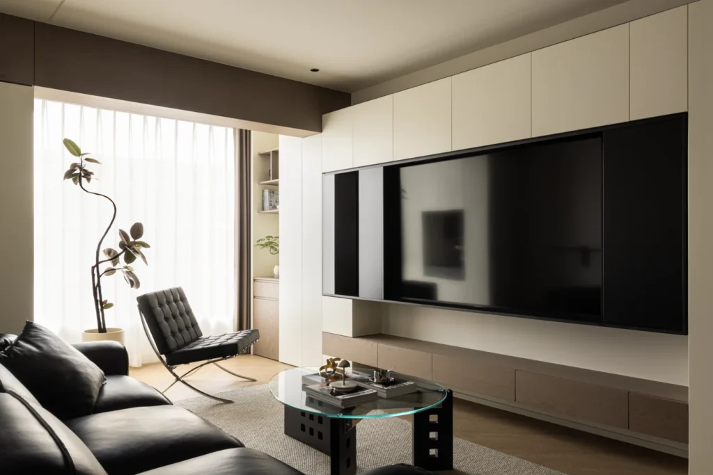 HOMESEE Taizhou 95 sqm Black and White Small Apartment Interior Design Small Apartment Interior Design case image 06