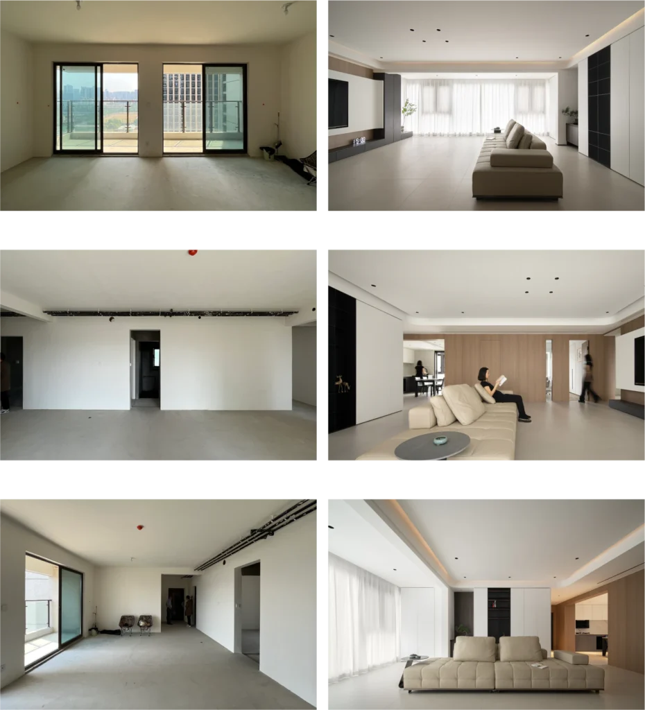 且陶陶温润极简住宅 室内设计案例图片 02