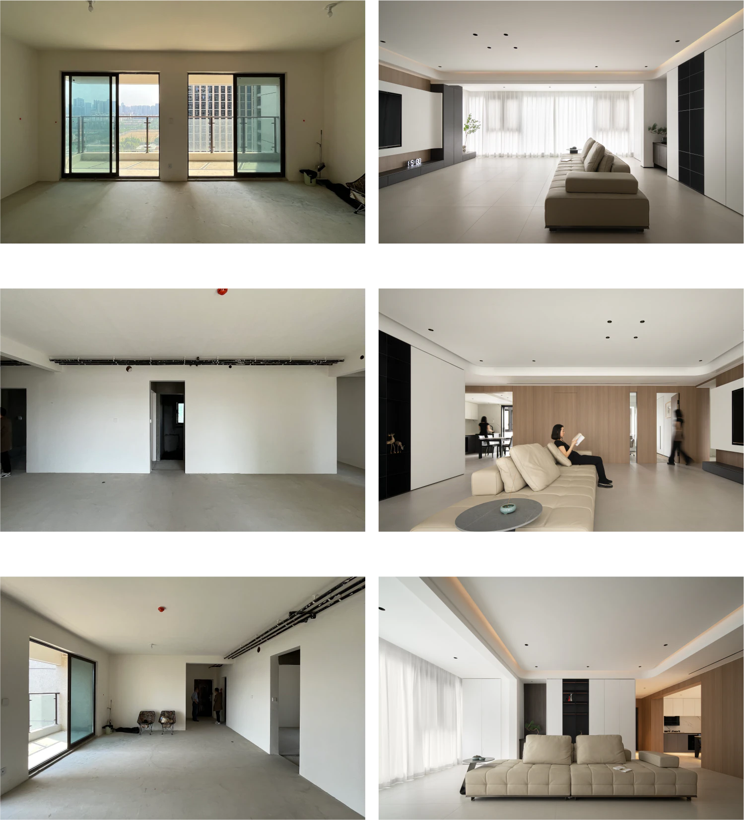 且陶陶温润极简住宅 室内设计案例图片 02
