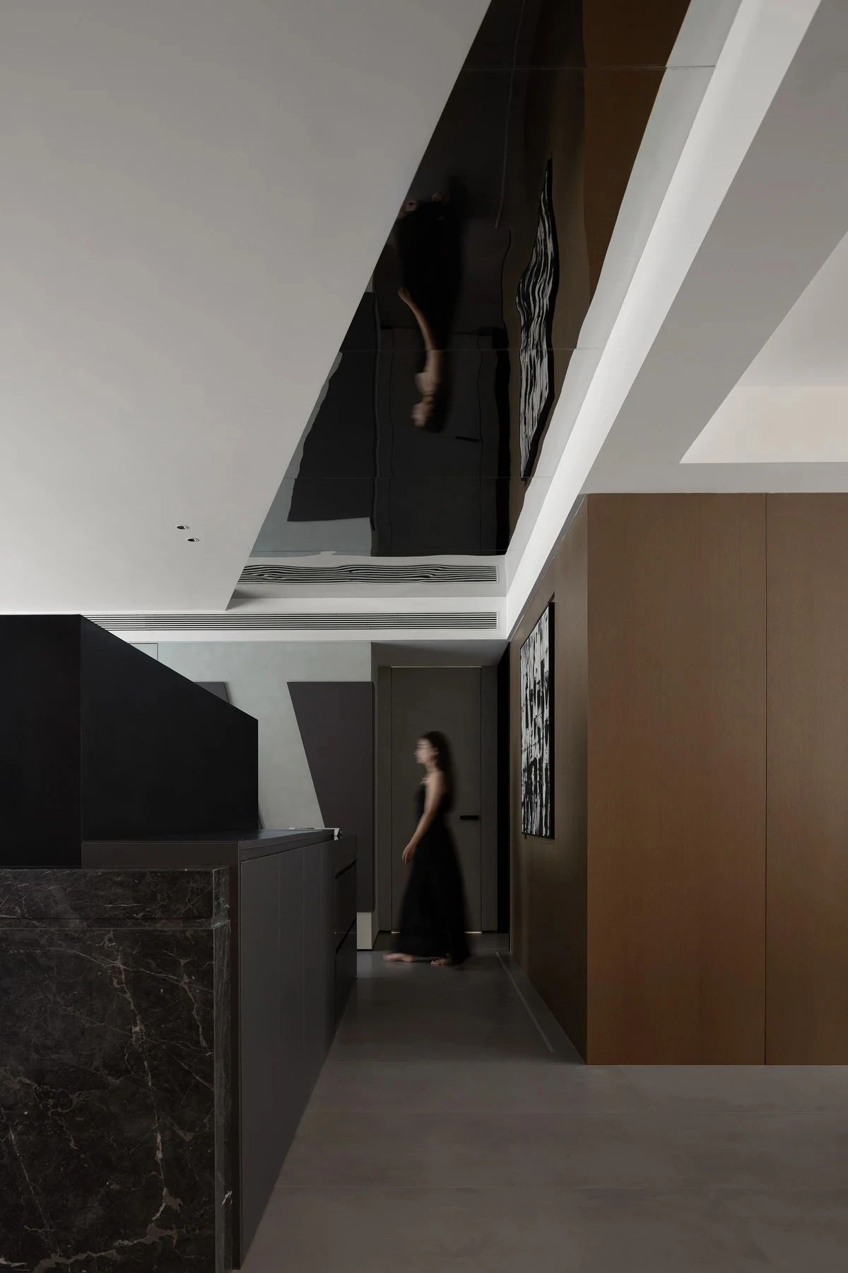HOMESEE Black and White Modern Simple Residence interior design case image 03