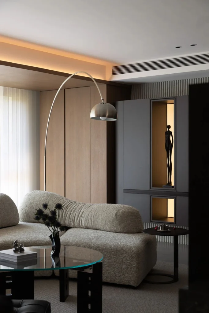 HOMESEE Black and White Modern Simple Residence interior design case image 07