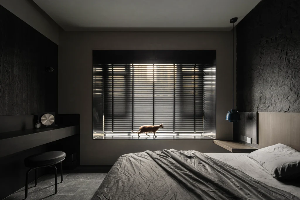 HOMESEE Black Elegance Modern Simple Residence interior design case image 02