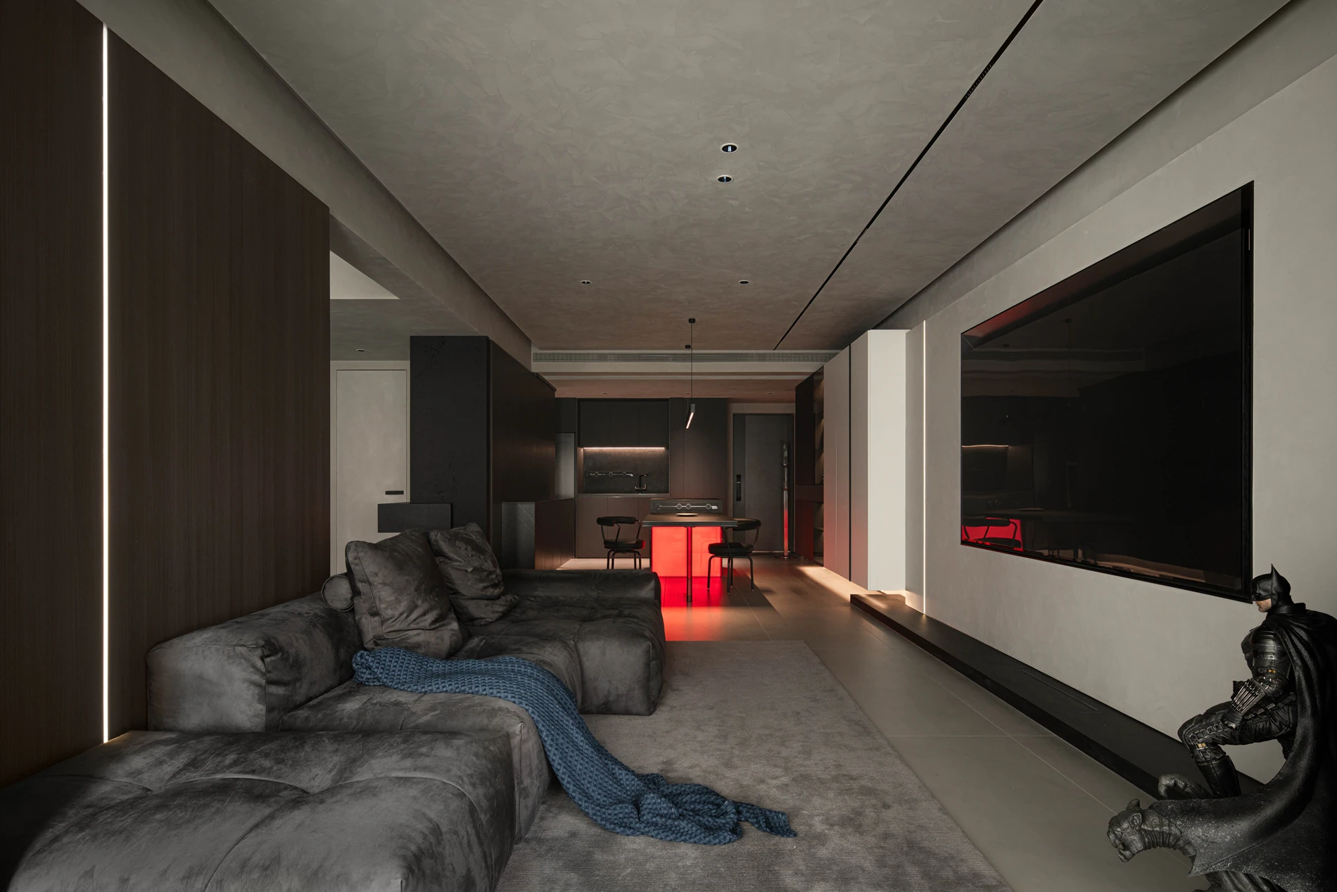 HOMESEE Black Elegance Modern Simple Residence interior design case image 05