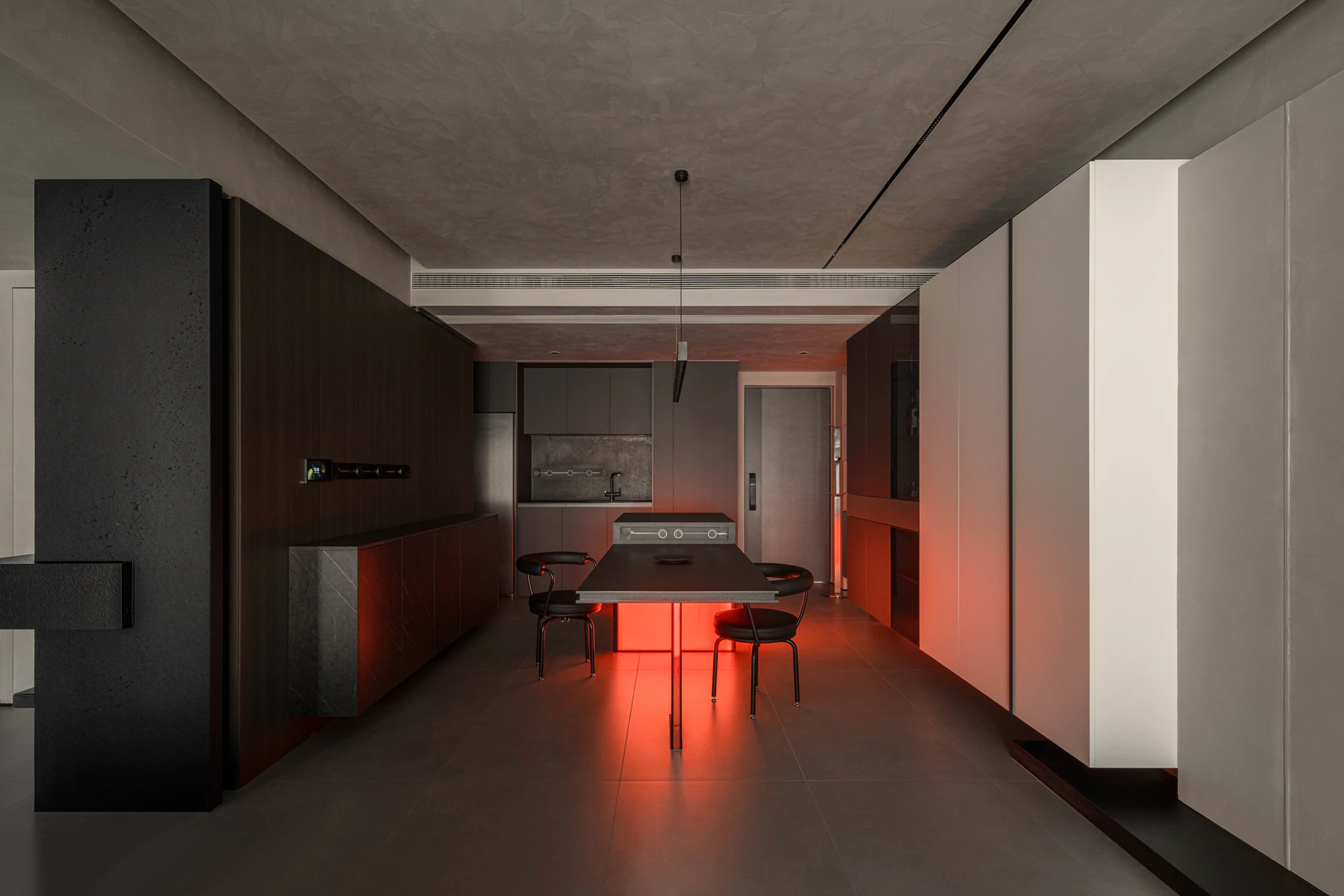 HOMESEE Black Elegance Modern Simple Residence interior design case image 06