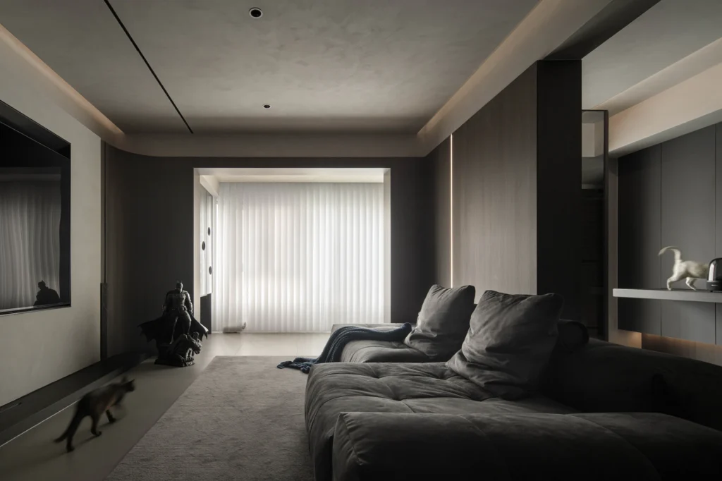 HOMESEE Black Elegance Modern Simple Residence interior design case image 07