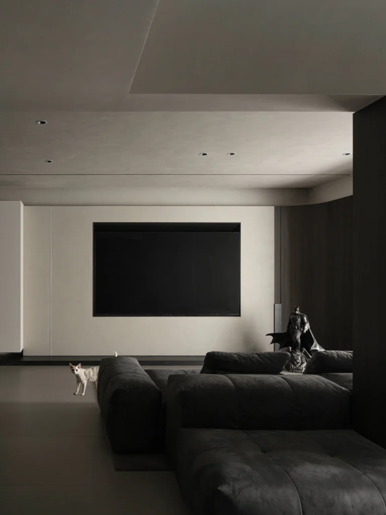 HOMESEE Black Elegance Modern Simple Residence interior design case image 09