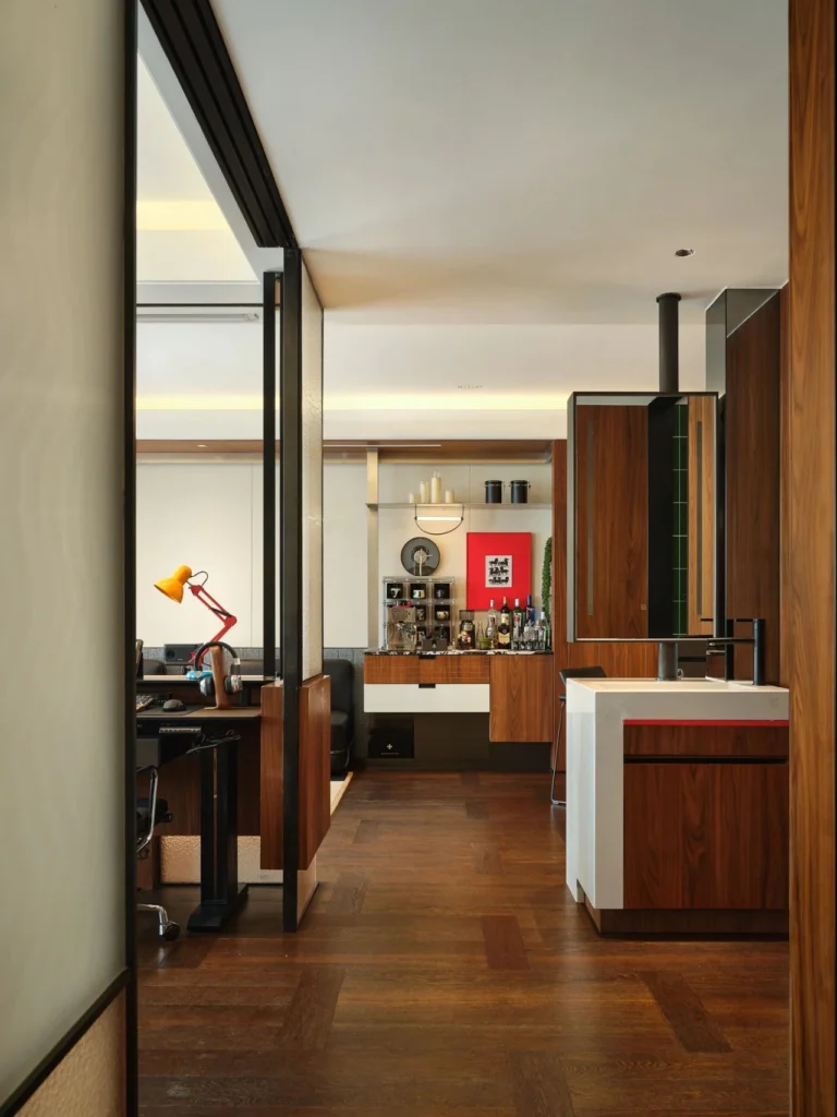 HOMESEE Playful Bauhaus Modern Residence interior design case image 07