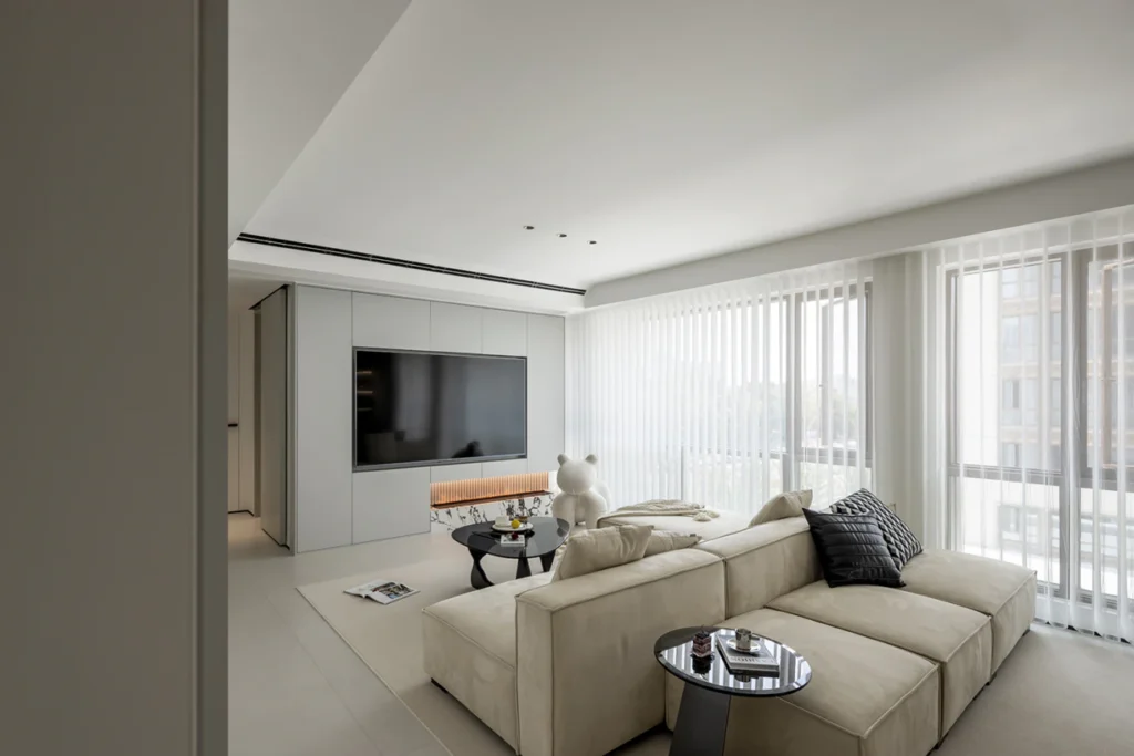HOMESEE Yiwu Yuefu 140 sqm Modern Simple Residence interior design case image 03