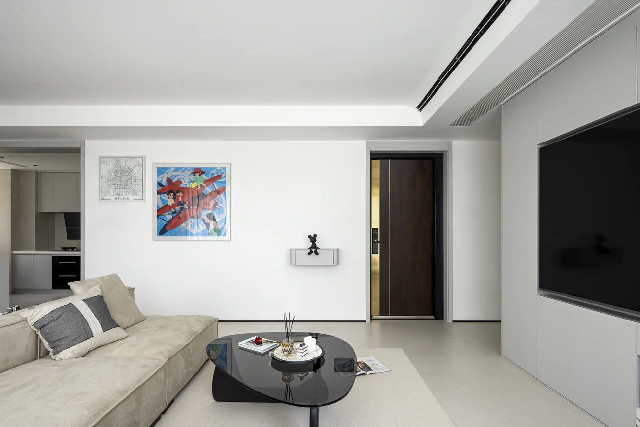 HOMESEE Yiwu Yuefu 140 sqm Modern Simple Residence interior design case image 06