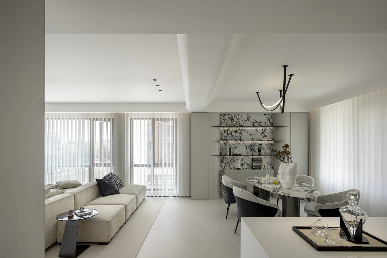 HOMESEE Yiwu Yuefu 140 sqm Modern Simple Residence interior design case image 07