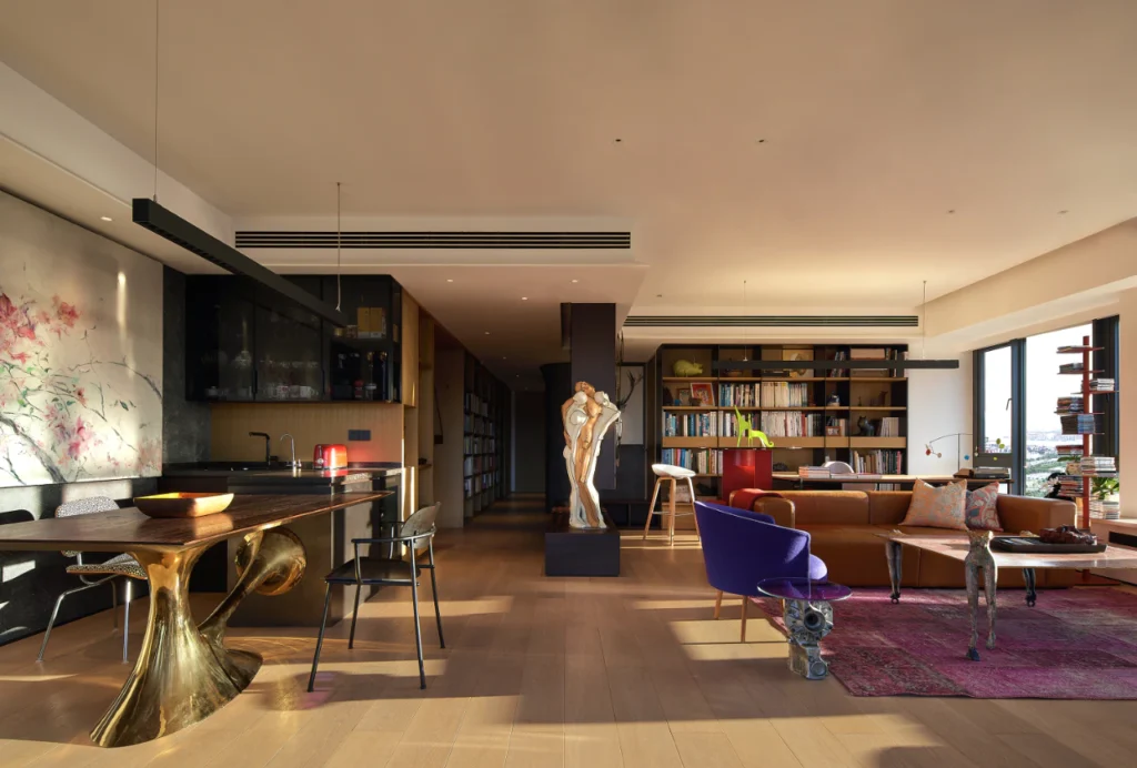 HOMESEE Shenzhen 190 sqm Modern Simple Private Residence interior design case image 04