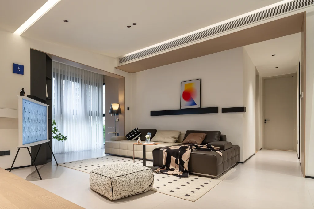 HOMESEE Black and White Lightyear Modern Simple Residence interior design case image 03