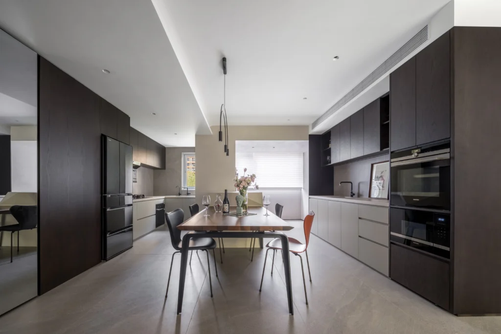 HOMESEE Yuanzhong Fenghua Garden Modern Simple Residence interior design case image 02