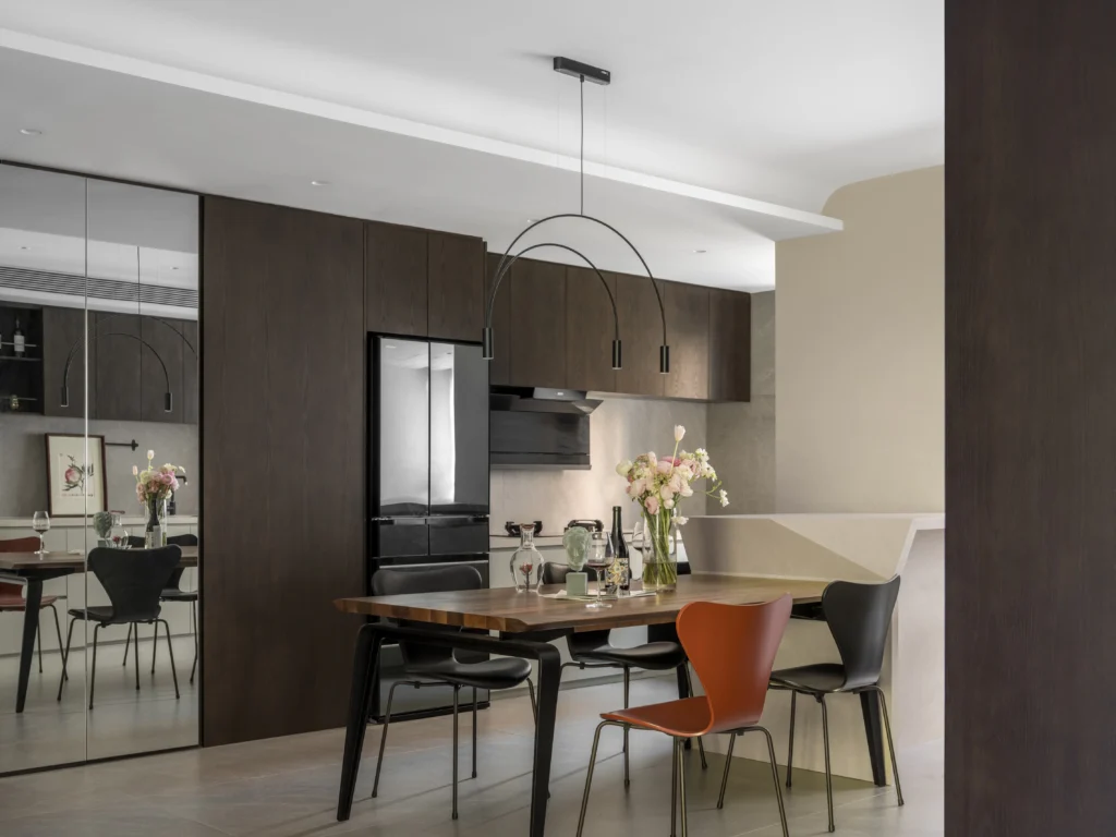 HOMESEE Yuanzhong Fenghua Garden Modern Simple Residence interior design case image 04