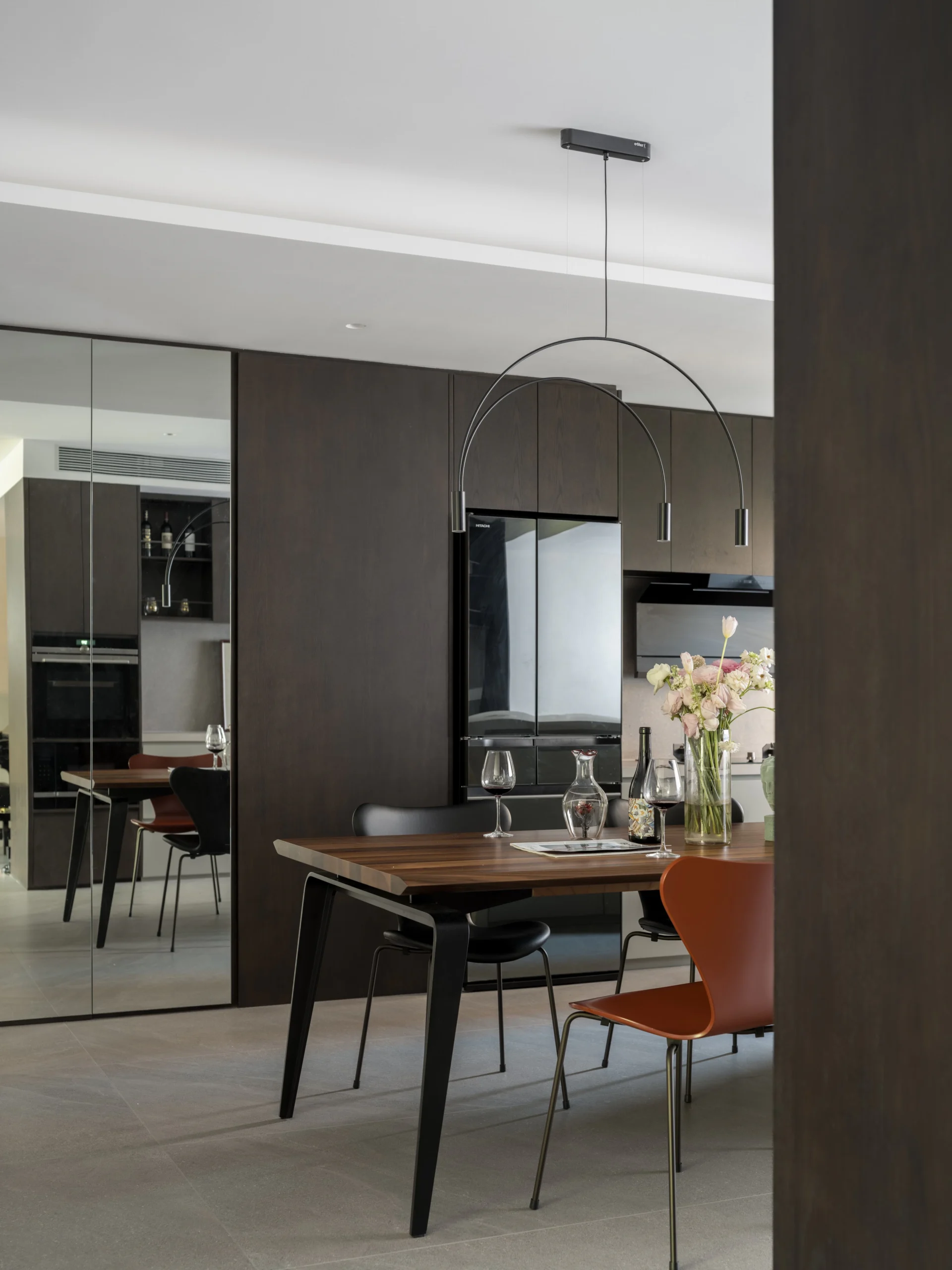HOMESEE Yuanzhong Fenghua Garden Modern Simple Residence interior design case image 06