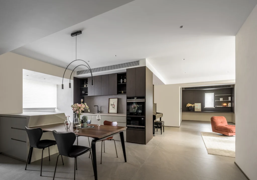 HOMESEE Yuanzhong Fenghua Garden Modern Simple Residence interior design case image 08