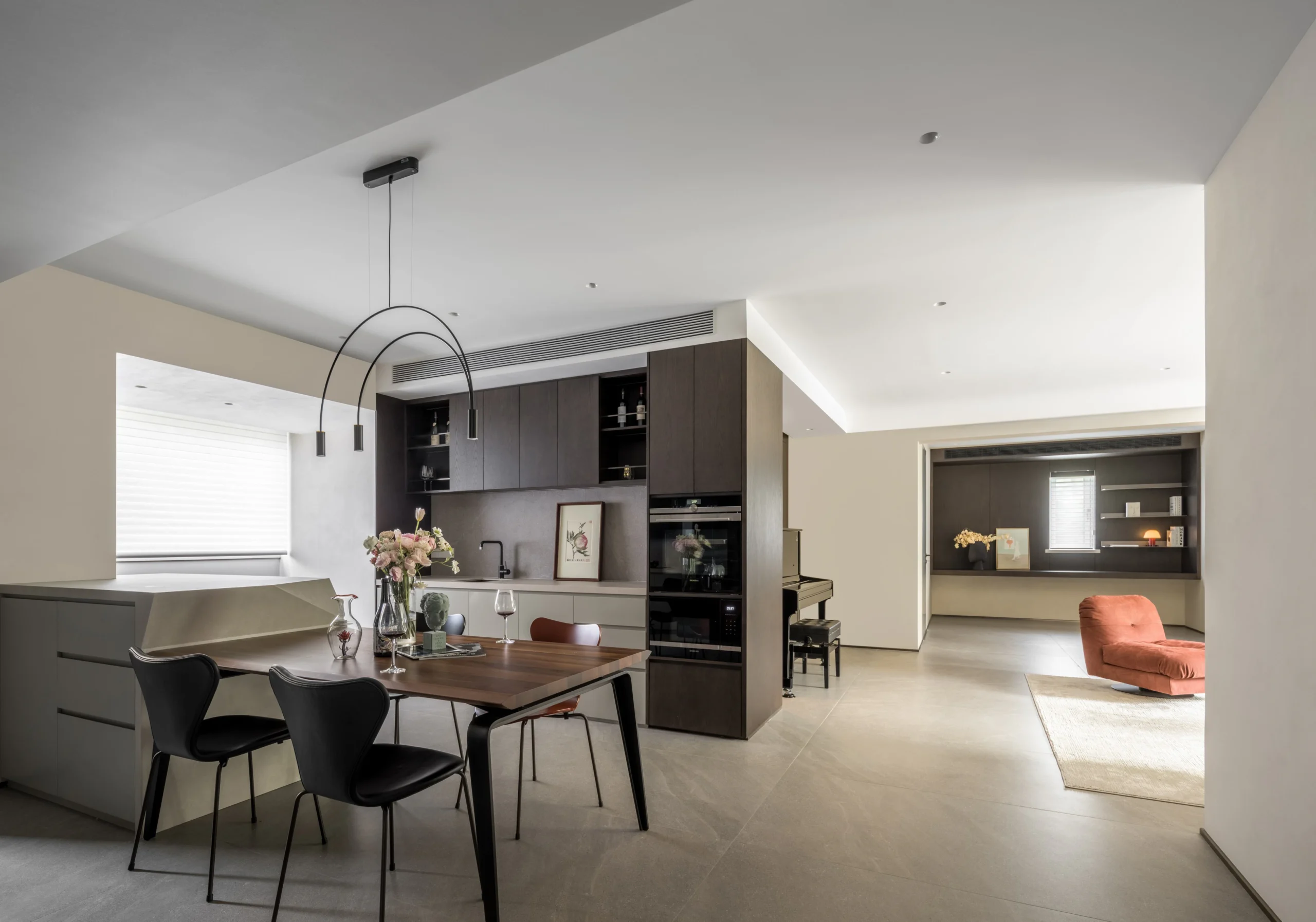 HOMESEE Yuanzhong Fenghua Garden Modern Simple Residence interior design case image 08