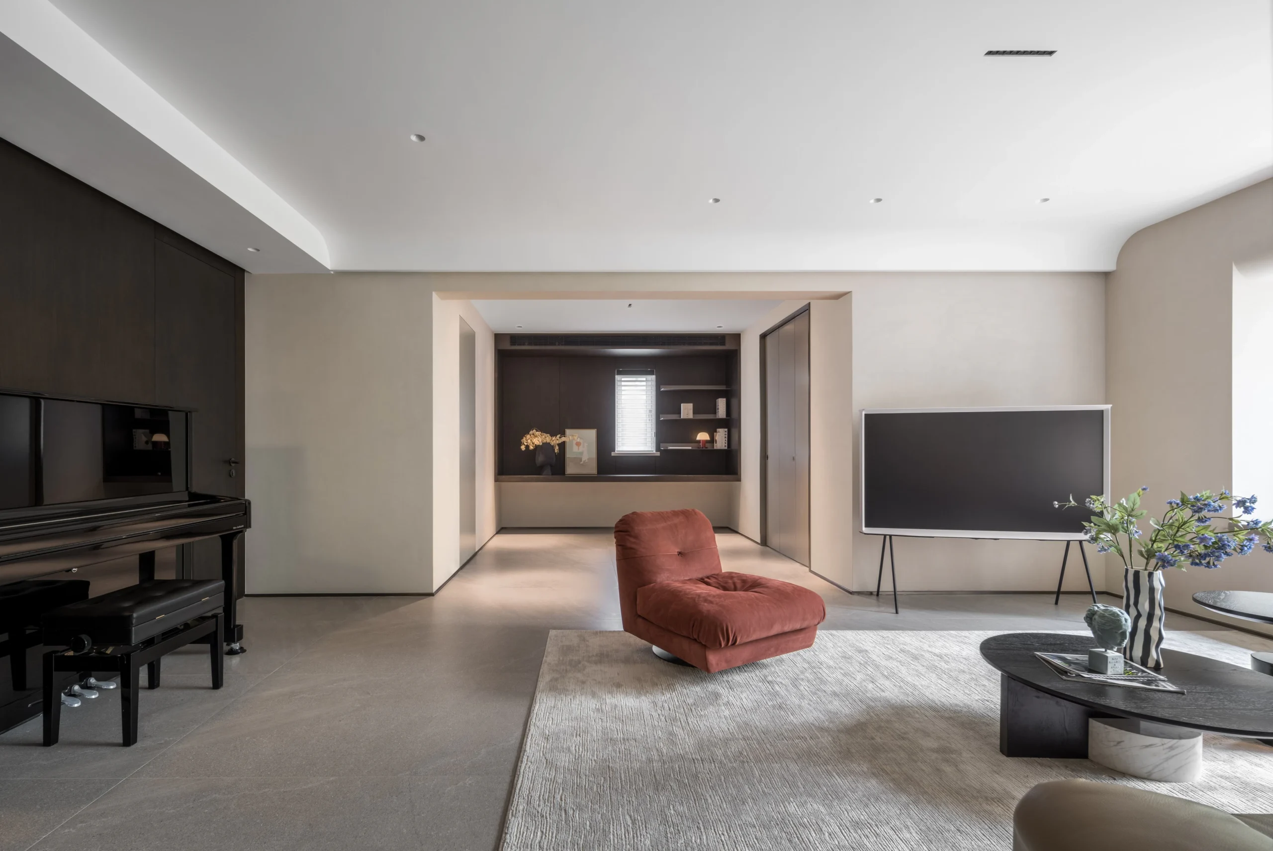 HOMESEE Yuanzhong Fenghua Garden Modern Simple Residence interior design case image 10