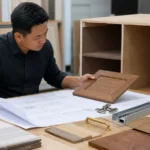 HOMESEE-Decor 09 custom cabinetry shop drawing approval workflow for interior materials sourcing and project design