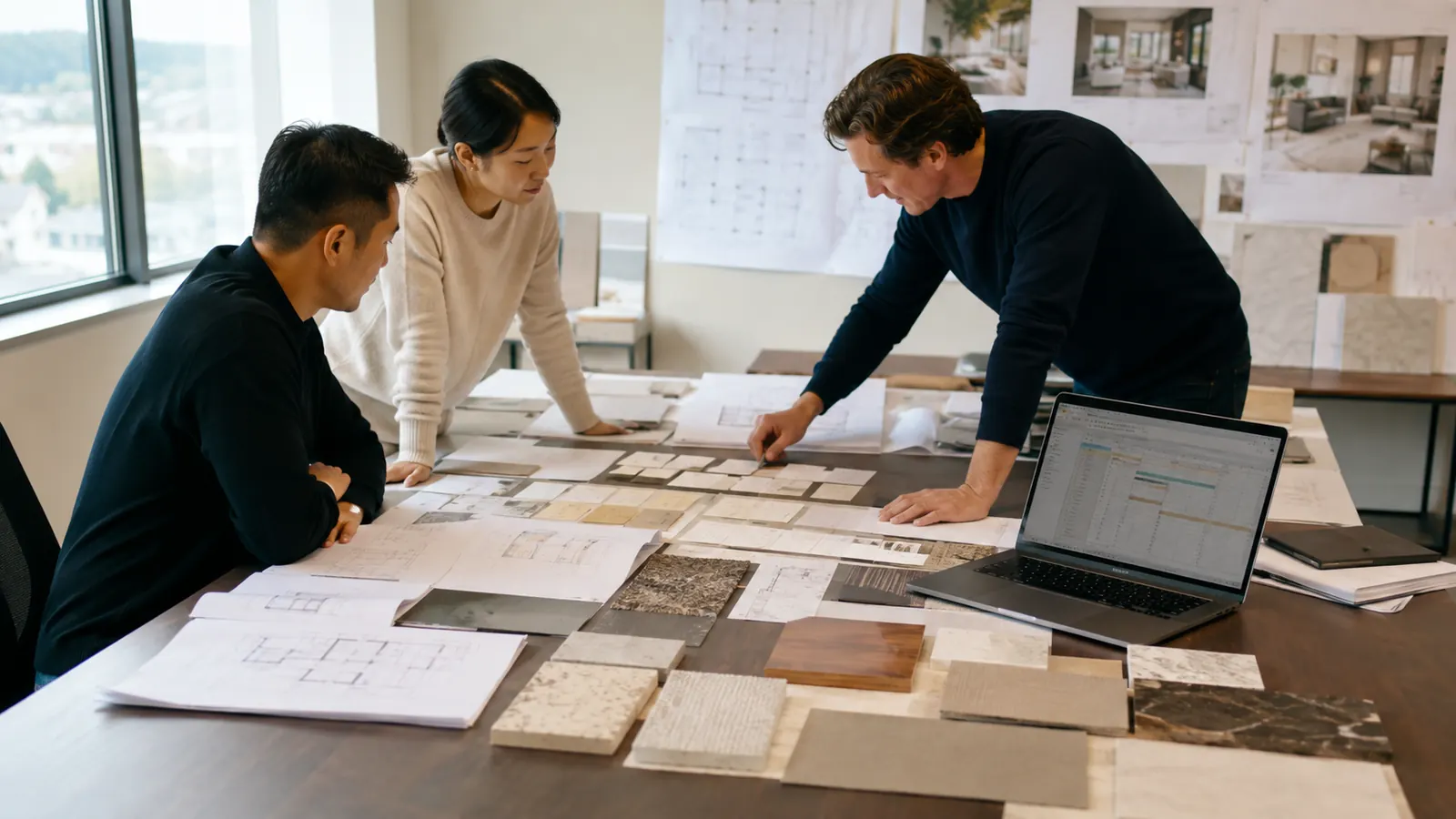 Procurement team mapping long-lead material release dates from a BOQ and approved drawings