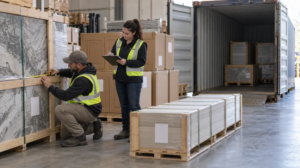 Cargo Securing Instruction and Evidence Handover for Mixed Project Materials
