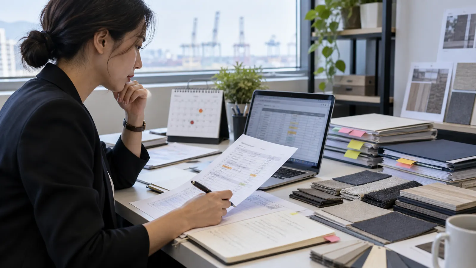 Buyer reviewing quotation validity dates and change triggers for a project package